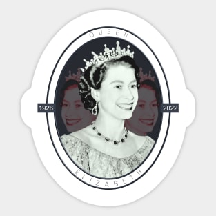 Queen Elizabeth Sticker